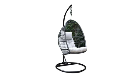 patio hanging chair with stand