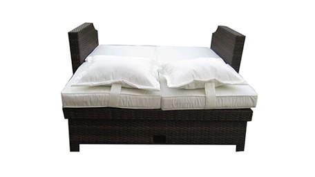 wicker sofa bed